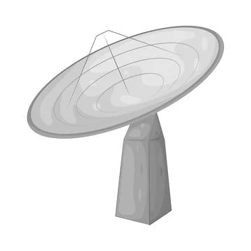 Illustration of Satellite dish Stock Illustration