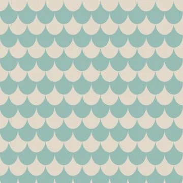Illustration of scale patterns in alternating white and blue colors Stock Illustration
