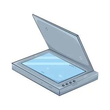 Illustration of scanner Stock-Illustration