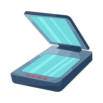 Illustration of scanner Stock Illustration