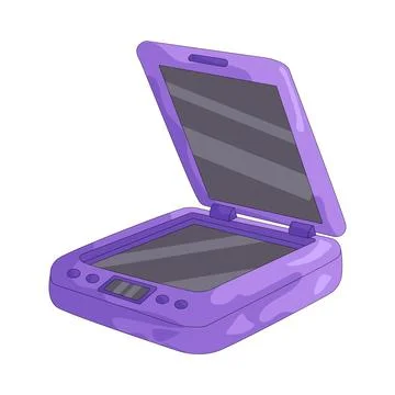 Illustration of scanner イラスト素材