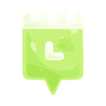Illustration of scheduled message Stock Illustration