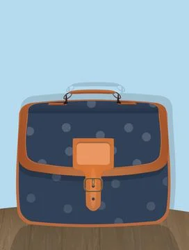 Illustration of school bag Stock Illustration