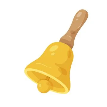 Illustration of school bell Stock Illustration