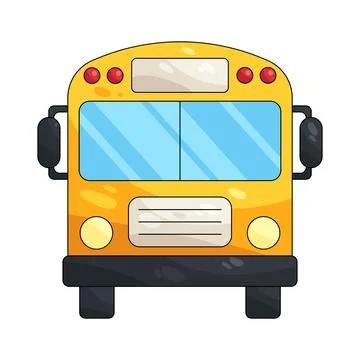 Illustration of school bus Stock Illustration