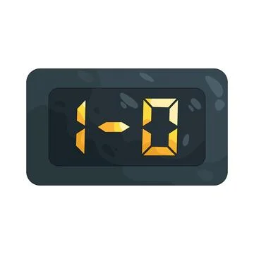 Illustration of scoreboard 스톡 일러스트