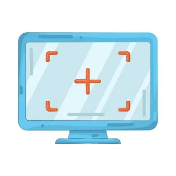 Illustration of Screen capture Illustrazione stock