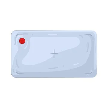 Illustration of screen record Stock Illustration