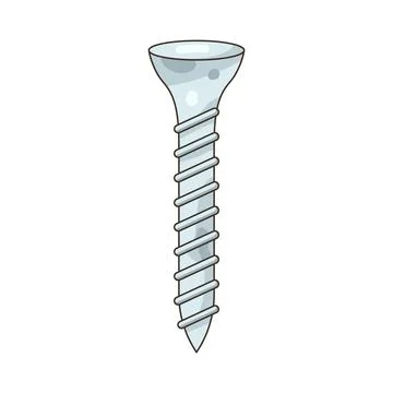 Illustration of screw 스톡 일러스트