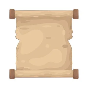 Illustration of scroll Stock Illustration