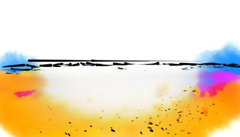Illustration of sea beach Stock Illustration