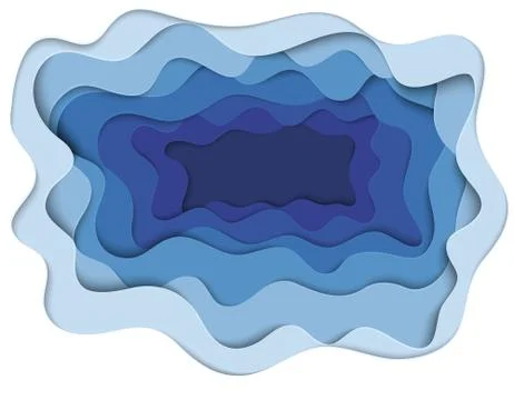 Illustration of sea bottom Illustrazione stock