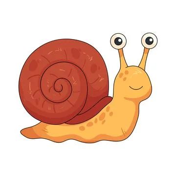 Illustration of sea snail Stock Illustration