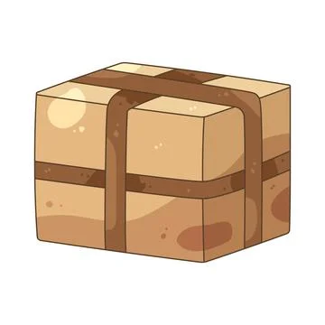 Illustration of sealed box Stock Illustration