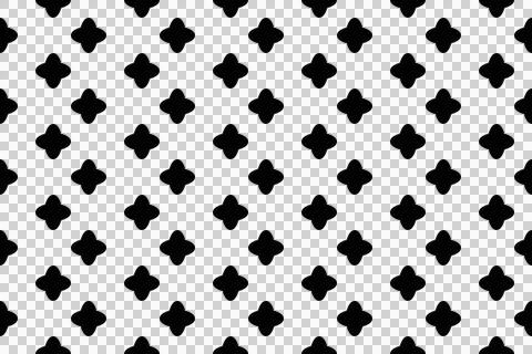 Illustration of a seamless pattern in a black dot rounded spots isolated on.. Illustrazione stock