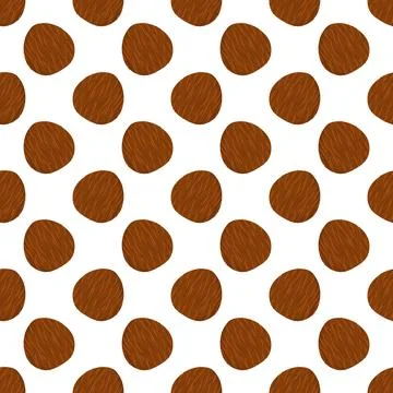 Illustration seamless pattern coconut vector. イラスト素材