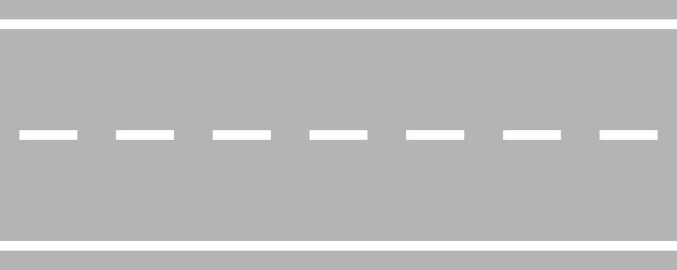 Illustration of a seamless pattern of a road Stock Illustration