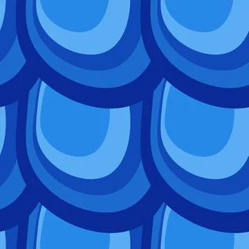 Illustration A seamless pattern on a square background - the scales of a fish Stock Illustration