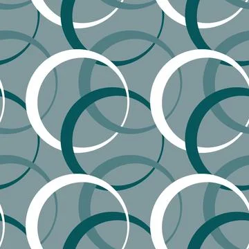 Illustration Seamless pattern on a square background - rings are colored. Des Stock Illustration