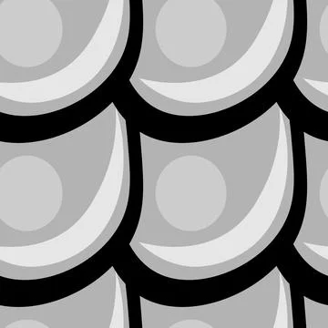 Illustration A seamless pattern on a square background - the scales of a fish Stock Illustration