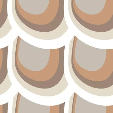 Illustration A seamless pattern on a square background - the scales of a fish Illustrazione stock