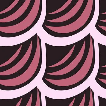 Illustration A seamless pattern on a square background - the scales of a fish Stock Illustration