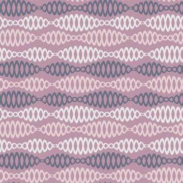 Illustration Seamless pattern on a square background - chains - DNA or bijute Stock Illustration