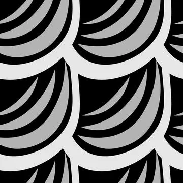 Illustration A seamless pattern on a square background - the scales of a fish Stock Illustration