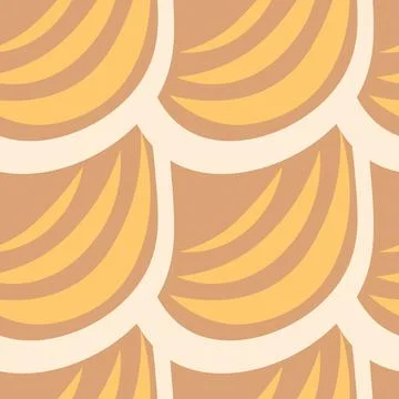 Illustration A seamless pattern on a square background - the scales of a fish 스톡 일러스트