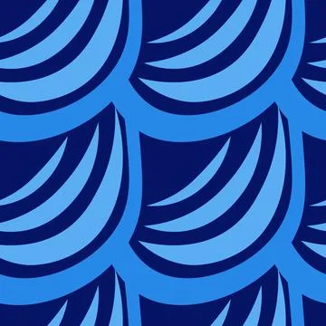 Illustration A seamless pattern on a square background - the scales of a fish Stock Illustration