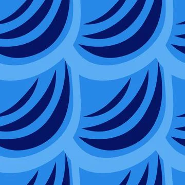 Illustration A seamless pattern on a square background - the scales of a fish Stock Illustration