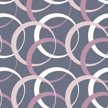 Illustration Seamless pattern on a square background - rings are colored. Des Stock Illustration