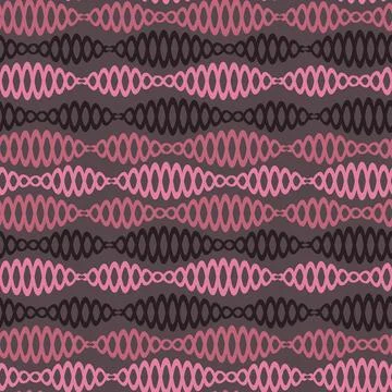 Illustration Seamless pattern on a square background - chains - DNA or bijute Stock Illustration