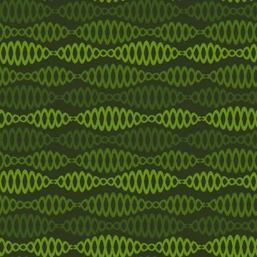 Illustration Seamless pattern on a square background - chains - DNA or bijute Stock Illustration