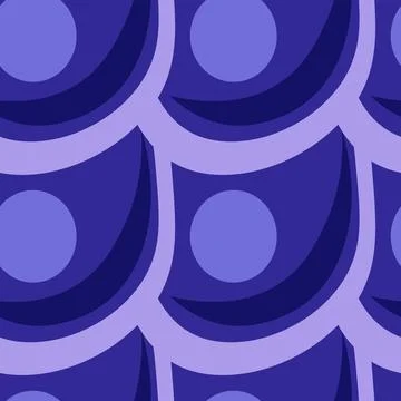 Illustration A seamless pattern on a square background - the scales of a fish Illustrazione stock