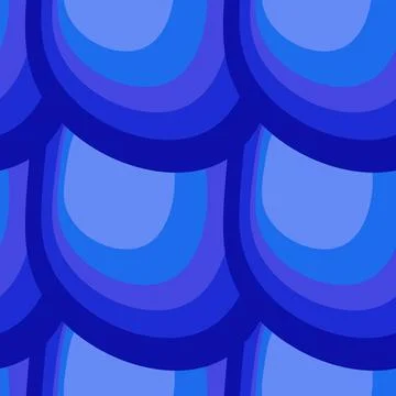 Illustration A seamless pattern on a square background - the scales of a fish Illustrazione stock