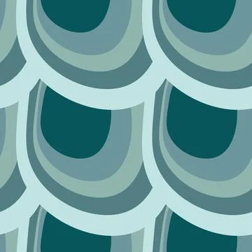 Illustration A seamless pattern on a square background - the scales of a fish Stock Illustration