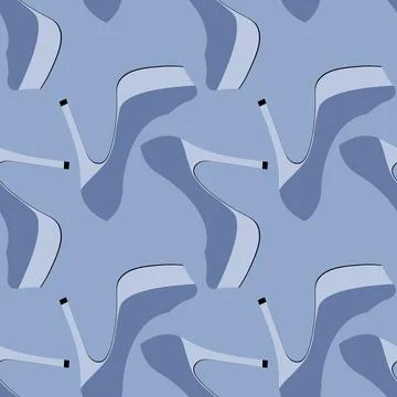 Illustration Seamless pattern on a square background - beautiful shoes on a h Stock Illustration