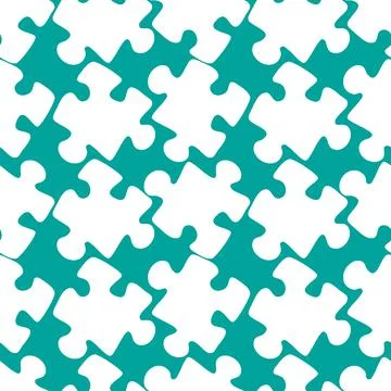 Illustration - Seamless texture, pattern - puzzles. Minimalism, pastiche. Illustrazione stock