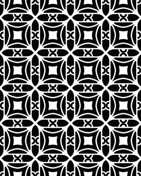 Illustration of a seamless tile pattern background Illustrazione stock