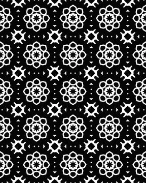 Illustration of a seamless tile pattern background Stock Illustration