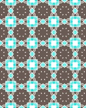 Illustration of seamless tile pattern - cool as background or wallpaper イラスト素材