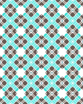 Illustration of seamless tile pattern - cool as background or wallpaper Stock Illustration