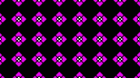 An illustration of a seamless tile pattern with triangle ornaments in Video stock 171554943