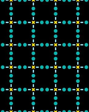 Illustration of seamless tile patterns Stock Illustration