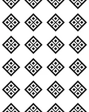 Illustration of seamless tile patterns Illustrazione stock
