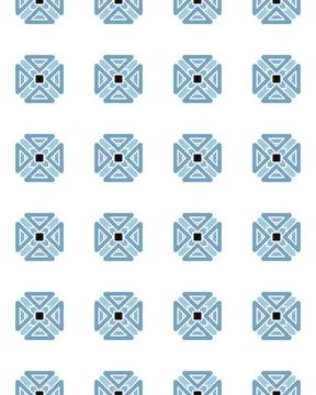 Illustration of seamless tile patterns Illustrazione stock
