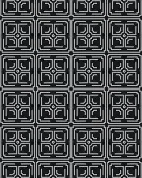 Illustration of seamless tile patterns Illustrazione stock