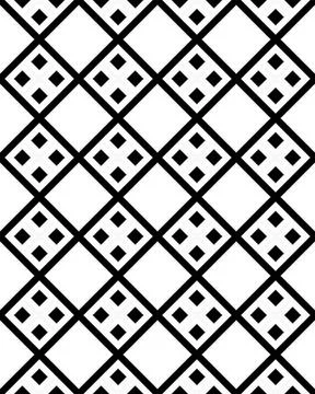 Illustration of seamless tile patterns Stock Illustration