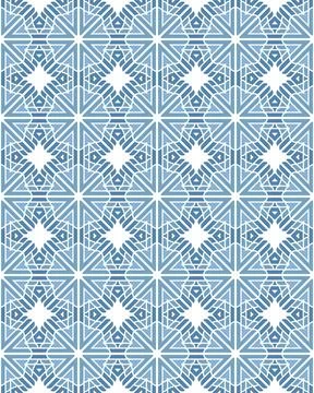 Illustration of seamless tile patterns Stock Illustration